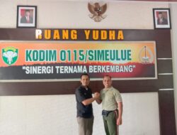 Dandim Simeulue Gelar Coffee Morning Dengan Masyarakat, Insan Pers Apresiasi