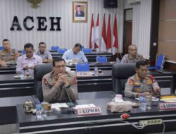 Bahas Karhutla, Kapolda Aceh ikut Rakorsus dengan Menko Polhukam