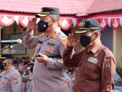 Peringati HUT Kemerdekaan RI ke-77, Polres Aceh Barat Gelar Apel Bersama Veteran