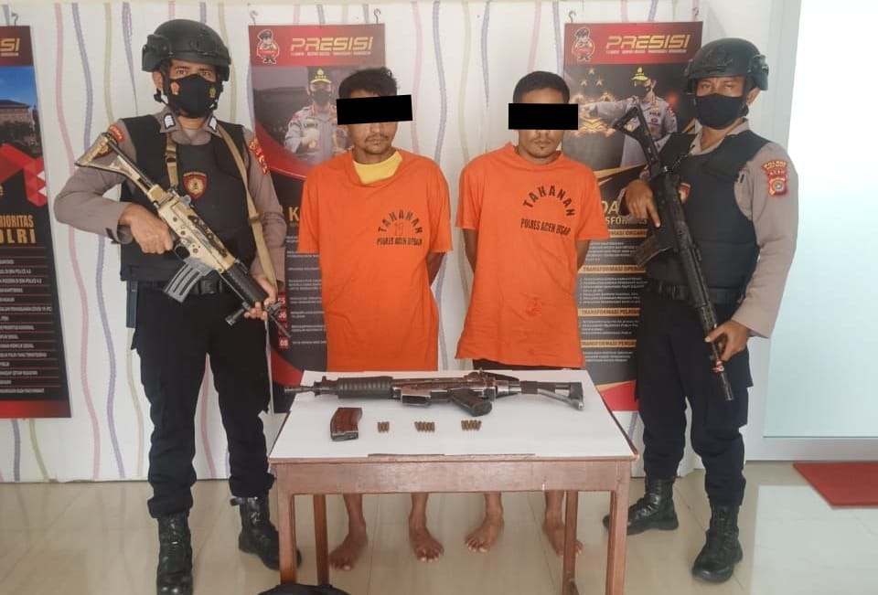 Pencuri Besi Milik PT Mahardika Putra Mandiri Ditangkap, Satu Pucuk Senpi Ikut Diamankan 1 IMG 20220821 WA0032
