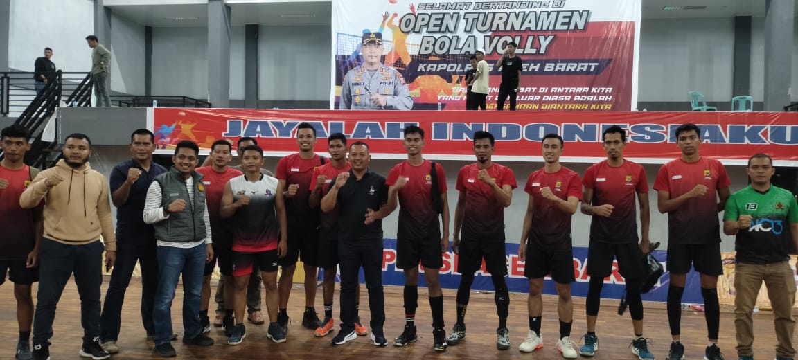 Open Tunamen Volly Ball Kaplres Aceh Barat