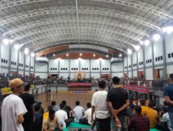 Ribuan Penonton Saksikan Open Tunamen Bola Volly Kapolres Aceh Barat 2022
