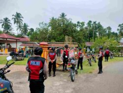 Geuchik yang Terpilih Apresiasi Pengamanan Pihak Polres Aceh Barat