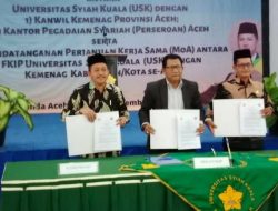 Tingkatkan Mutu Pendidikan, Kementerian Agama Aceh Barat Jalin Kerjasama Dengan FKIP USK