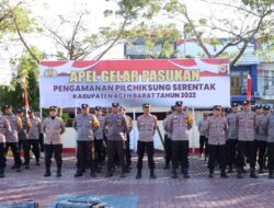 Ratusan Personil Polres Aceh Barat Dikerahkan Untuk Mengamankan Pilchiksung