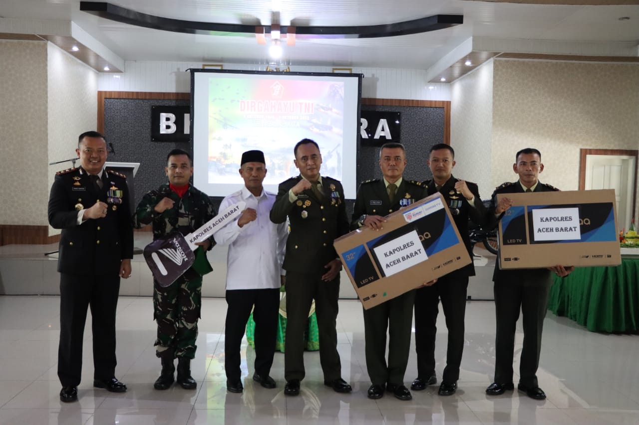 Peringati HUT TNI ke-77, Kapolres Aceh Barat Beri Hadiah 1 IMG 20221006 WA0016