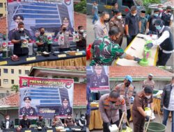 Kejari Jakbar Ikut Hancurkan Barbuk Narkoba di Polres