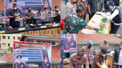 Kejari Jakbar Ikut Hancurkan Barbuk Narkoba di Polres 5 IMG 20221027 WA0046