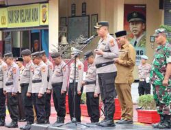 Polres Aceh Barat Gelar Upacara Pengukuhan dan Pelantikan Dewan Saka Bhayangkara