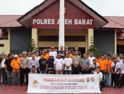 Sambut Hut Humas Polri ke-71, Polres Aceh Barat Laksanakan Berbagai Kegiatan Bersama Wartawan