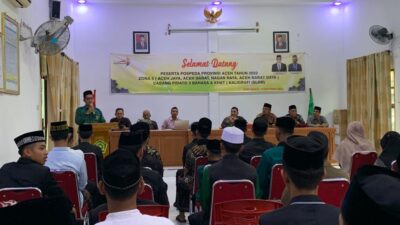 kakankemenag Aceh Barat Buka POSPEDA
