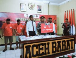 Satres Narkoba Polres Aceh Barat Gagalkan Peredaran Sabu