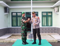 Wujud Soliditas dan Sinergitas Personel POLRI TNI Gelar Apel Gabungan