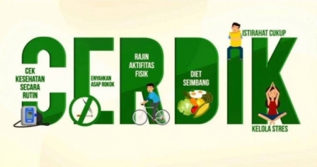 Dinkes Aceh Ajak Masayarakat Cegah Penyakit Tidak Menular (PTM) Dengan “CERDIK” 1 Cerdik