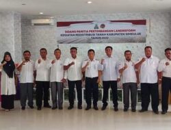 Pj. Bupati Simeulue Buka Sidang Panitia Pertimbangan Landreform Kegiatan Redistribusi Tanah