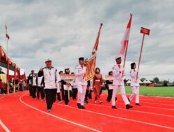 Kontingen Aceh Barat Ikuti Pembukaan PORA XIV Pidie