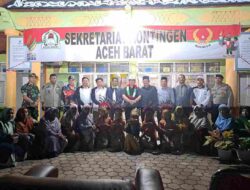 Mahdi Efendi Kunjung Mess Kontingen Aceh Barat di Pidie