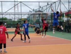 Tim Atlet Volly Putra Nagan Raya Bantai Tim Volly Aceh Timur 3-0 Tampa Balas