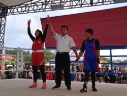 Petinju Amatir Putri Yolanda Safitri Asal Nagan Raya Berhasil Lolos ke Partai Final