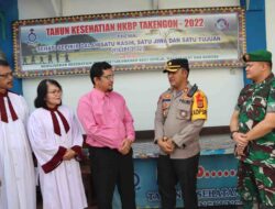 Kapolres Aceh Tengah Bersama Muspida Cek Pengamanan Natal di Gereja