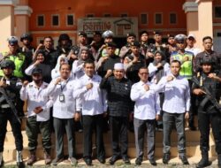 Brimob Polda Aceh Bersinergi Dengan Polres Nagan Raya Laksanakan Patroli Terpadu