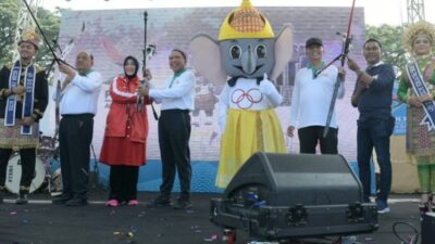 Sebagai Maskot PON XXI Aceh-Sumut 2023, Menpora Luncurkan Po Meurah 4 menpora saat luncurkan maskot pon hariandaerah.com3