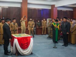 T. Reza Fahlevi Resmi Dilantik Jadi Sekda Aceh Jaya, Ini Harapan Pj Bupati