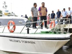 Peusijuek Kapal KMP Willem Toren Milik BPKS, Ini Harapan PJ Bupati Aceh Besar