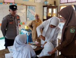 Polres Pidie Dukung Penuh Penuntasan Vaksinasi Polio Bagi Anak