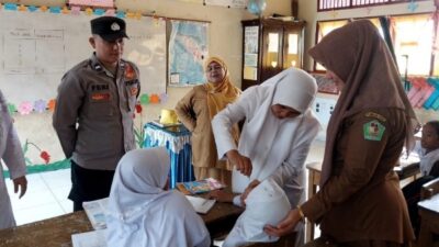 Polres Pidie Dukung Penuh Penuntasan Vaksinasi Polio Bagi Anak 5 polres pidie vaksin volio
