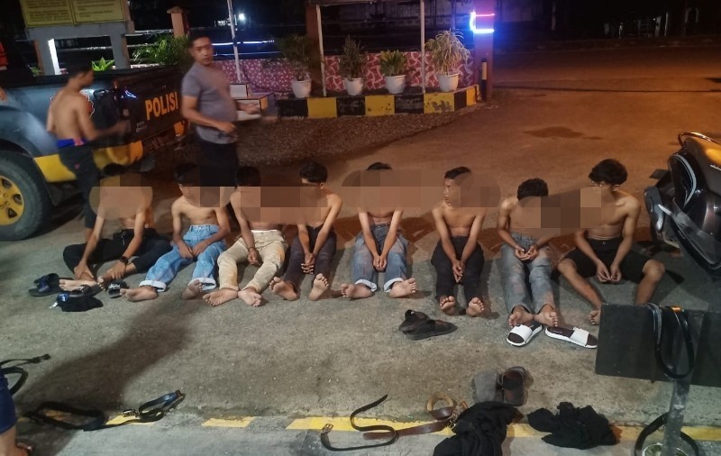 terduga pelaku pembacokan hariandaerah.com3