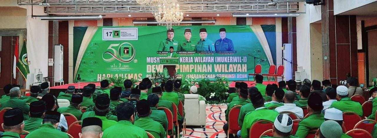 Plt Ketua Umum DPP Buka Mukerwil ke-1 DPD PPP Aceh, Ini Pesan Mardiono 1 DPD PPP Aceh