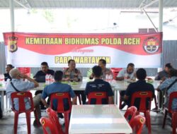 Bid Humas Polda Aceh Gelar Silaturahmi Bersama Insan Pers