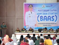 Guna Percepatan Penurunan Angka Stunting, Pemkab Benar Meriah Gelar Pertemuan BAAS