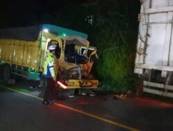 Kecelakaan Lalulintas di Bener Meriah, 1 Unit Colt Disel Seruduk Truk Hino Yang Sedang Parkir