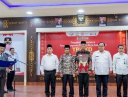 Pj Gubernur Kukuhkan TPAKD di Nagan Raya, Ini Nama Daerahnya