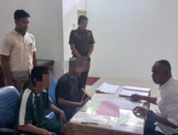 Sat Reskrim Polres Nagan Raya Serahkan 4 Tersangka Ilegal Mining Tahap II Ke Kejari