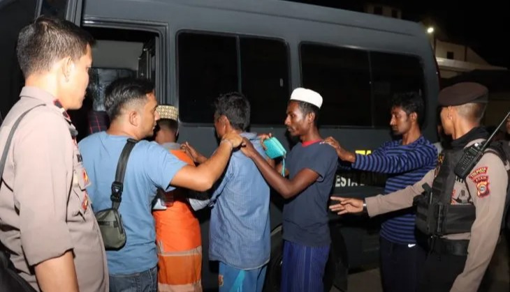Polisi Amankan 12 Rohingya Yang Ingin Kabur ke Medan 1 rohingya