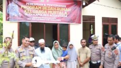 Serahkan Rumah Layak Huni untuk Murtala, Ini Kata Kapolres Aceh Utara 4 Kapolres