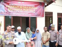 Serahkan Rumah Layak Huni untuk Murtala, Ini Kata Kapolres Aceh Utara