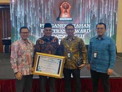 Pemko Langsa Raih Peringkat I Paritrana Award Aceh 2022