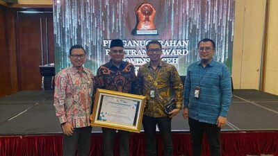 Kota Langsa raih peringkat l paritrana award 2022 provinsi aceh