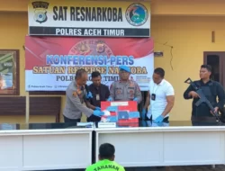 Berhasil Ungkap Penyalagunaan Narkoba, Satresnarkoba Polres Aceh Timur Amankan 150 Gram Sabu