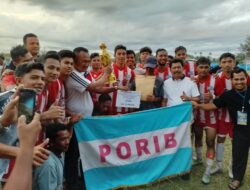 Porib Fc Keluar Sebagai Juara, Dalam Perebutkan Trophy Danyon C Pelopor
