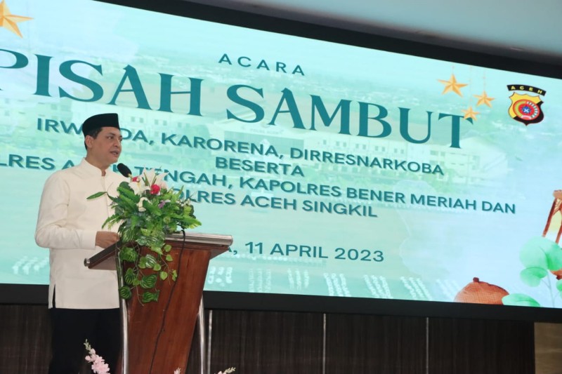 Kapolda Aceh Hadiri Acara Pisah Sambut PJU dan Kapolres yang Baru Sertijab 1 kapolda aceh