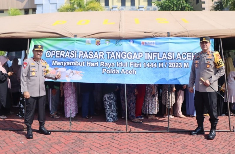 Tinjau Pasar Murah, Kapolda Aceh: Upaya Polri Kendalikan Inflasi 1 Polda
