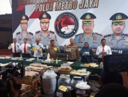 Polisi Berhasil Gagalkan Peredaran Narkoba Senilai Rp23 Miliar