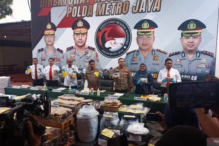 Polisi Berhasil Gagalkan Peredaran Narkoba Senilai Rp23 Miliar 1 narkoba