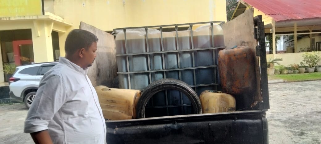 Polres Nagan Raya Periksa 10 Saksi, Terkait Kasus Penimbunan BBM Subsidi 1 bbm