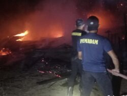Akibat Konsleting Listrik, Satu Unit Rumah Warga di Aceh Timur Ludes Terbakar